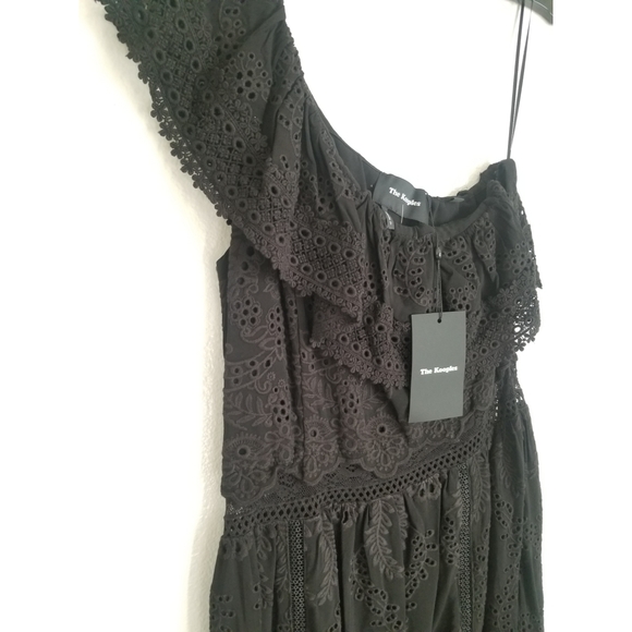 The Kooples One Shoulder Embroidered Dress - Picture 5 of 15